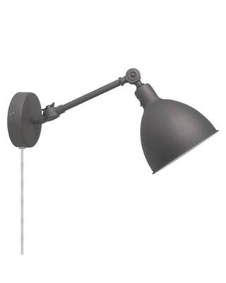 Bazar mini vegglampe sandgrå