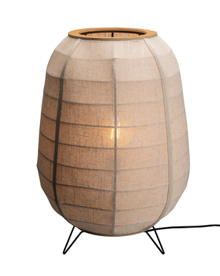 Delino golvlampa H57xØ40 cm natur
