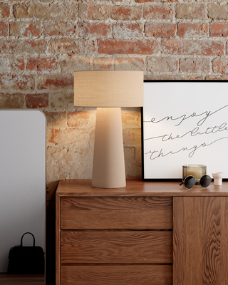 Linum Tablelamp H50 cm beige