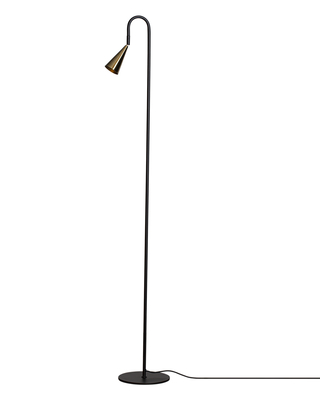Spline Floor lamp H140 cm black/brass