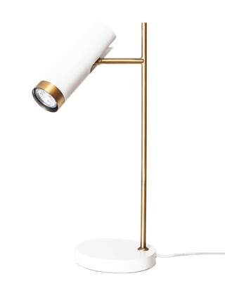 Puls bordslampa matt vit