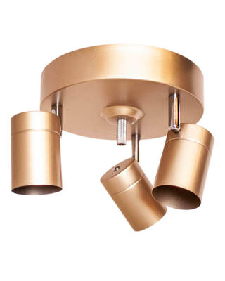 Correct takspot 3-låg guld