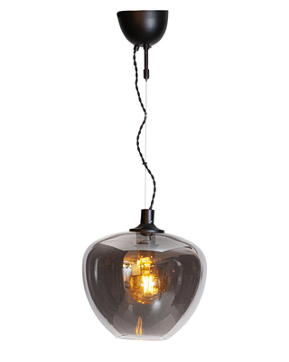 Bellissimo taklampa Ø28 cm rökgrå