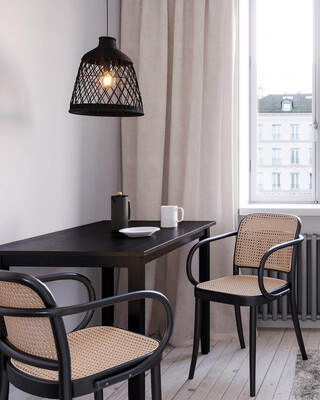 Lucena taklampa Ø34 cm svart