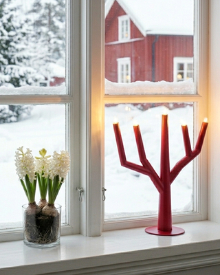 Winter Ruby Table lamp H38 cm LED oxide red