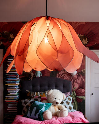 Lou Lou Pendelleuchte Ø80 cm rosa