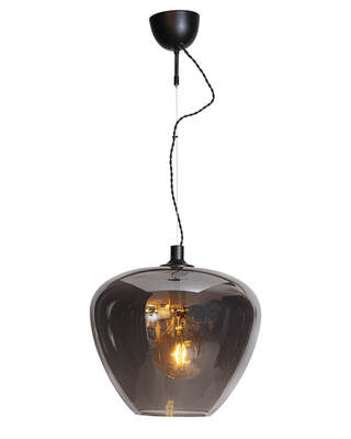 Bellissimo Grande taklampe Ø40 cm røykgrå
