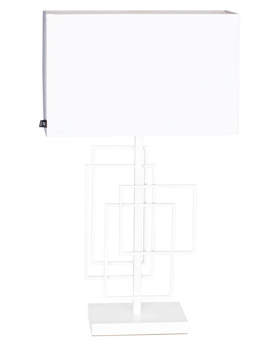 Paragon bordslampa H69 cm matt vit