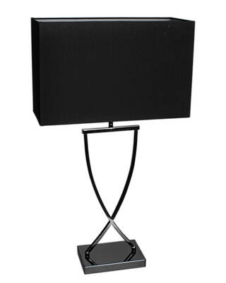 Omega Table lamp H69 cm blackchrome