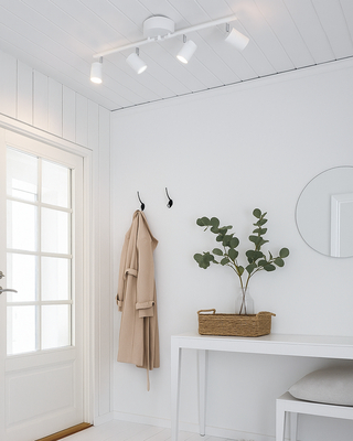 Correct takskena 4-låg vit matt