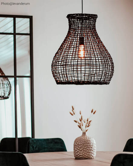 Seagrass shop light pendant