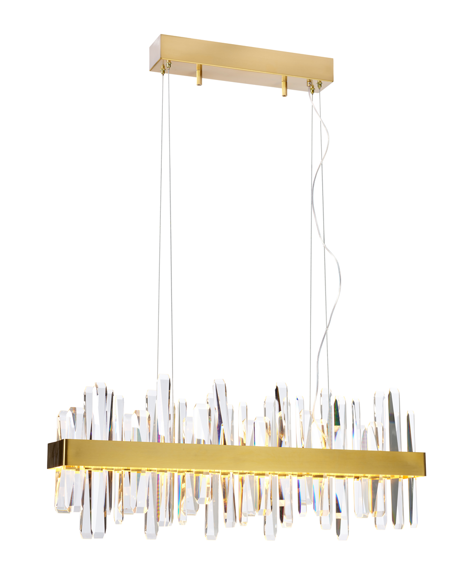 Triumph Bar taklampa mässing/klar