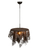 Mancia taklampe Ø45 cm brun