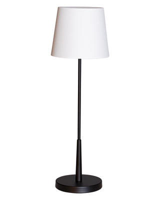 Lumi bordslampa H72 cm matt svart/vit
