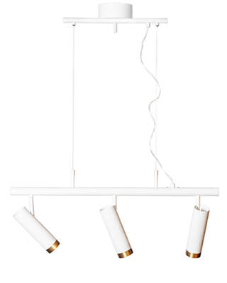 Puls Bar taklampe hvit matt