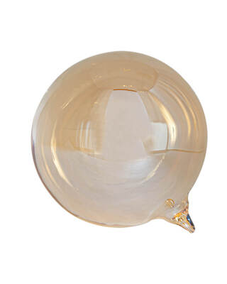 Reservglas Bubbles plafond Ø10cm amber