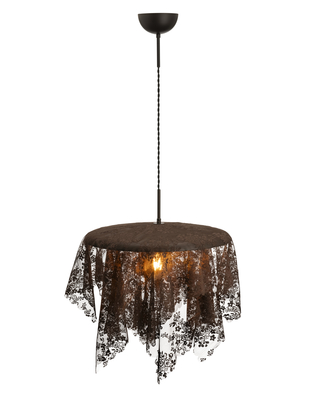 Mancia taklampe Ø45 cm brun