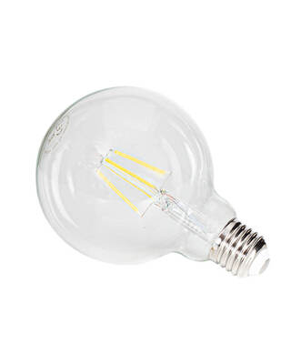 Filament dekorationslampa LED dimbar glob E27 4W Ø95mm klar