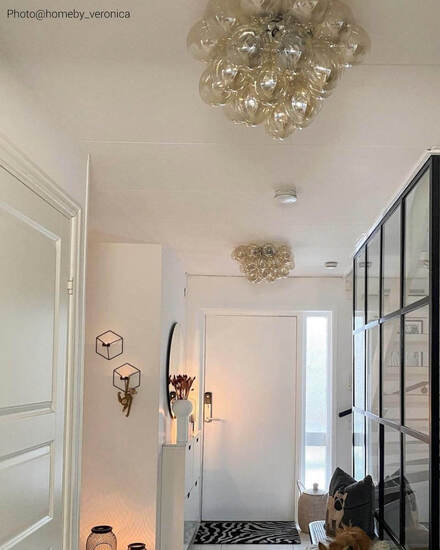 Gross Ceiling light Ø50 cm amber | By Rydéns