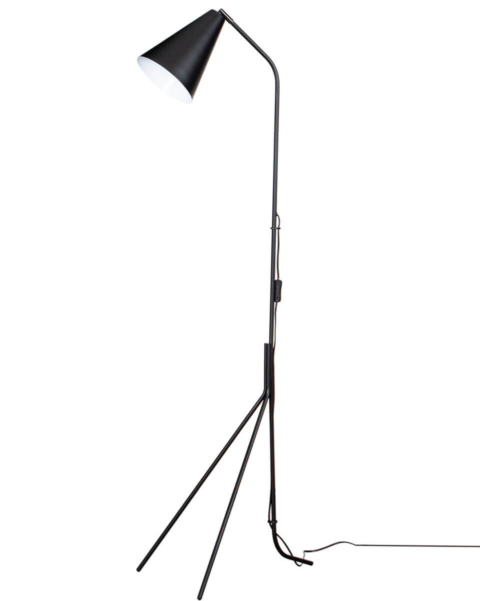 Yukon golvlampa svart