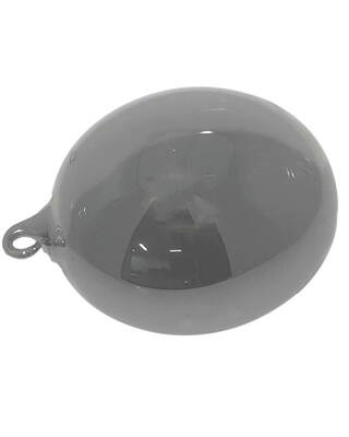 Reserveglass Gross Ø8 cm (till 30cm+plafond 30) røykgrå