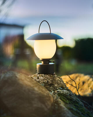 Castro Table lamp sandblack USB IP44