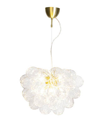 Gross Pendelleuchte Messing/klar