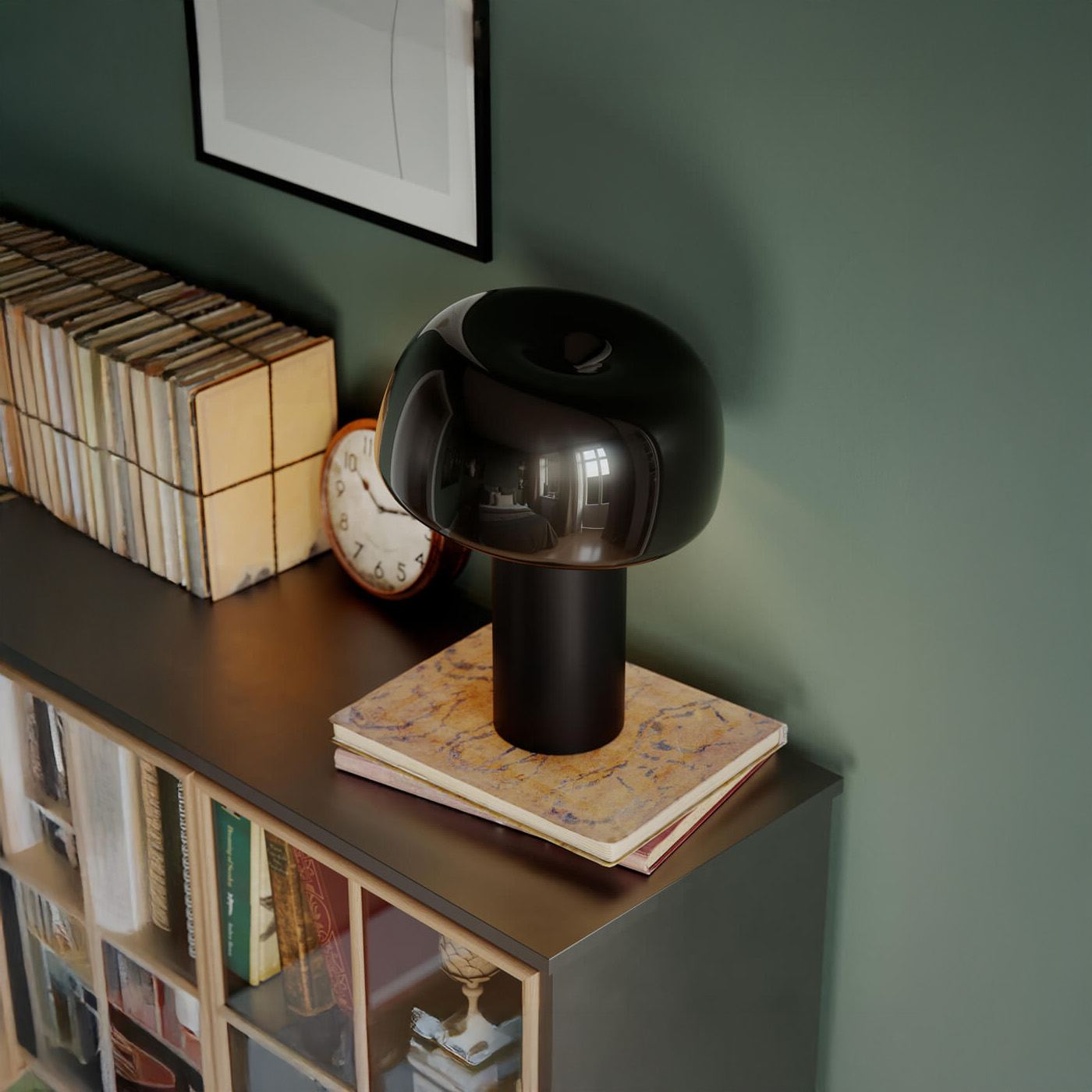 Bodslampa med mjukt ljus till sovrummet