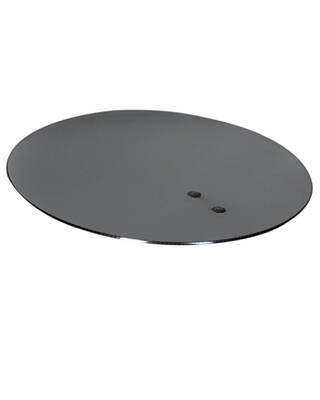 Reservglas/platta Turno grå