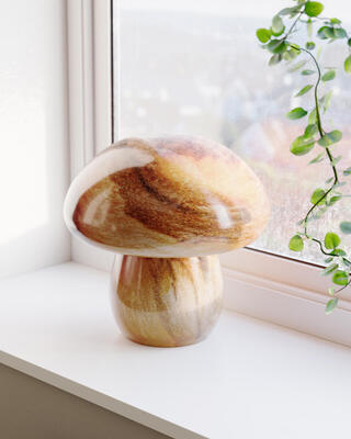Mira Mushroom bordlampa H30 cm natur