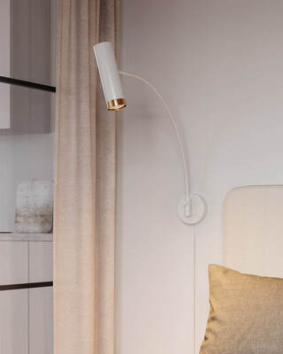 Puls XL vägglampa matt vit
