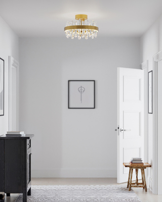 Triumph Ceiling light Ø50 cm brass/clear