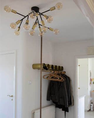 Heroes Deckenleuchte 12fl Mattschwarz