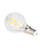 Filament dekorationslampa LED dimbar klot E14 4W Ø45mm klar