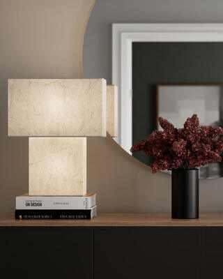 iSquare bordslampa H50 cm vit