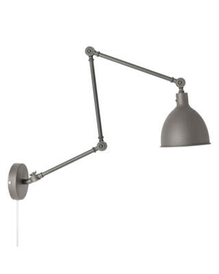 Bazar vägglampa l61.5-122.cm sandgrå