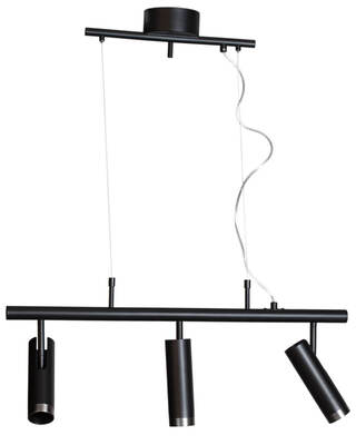 Puls Bar taklampe sort matt