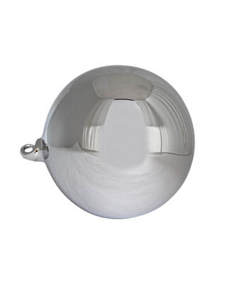 Reservglas Bubbles plafond Ø10cm rökgrå