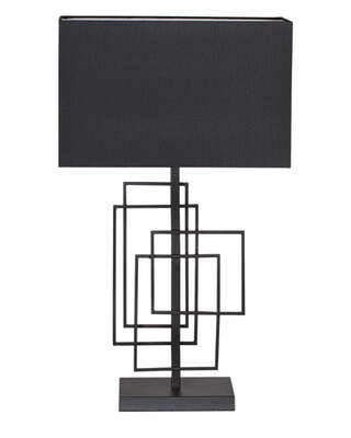 Paragon bordslampa H69 cm matt svart