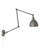 Bazar vägglampa l61.5-122.cm sandgrå