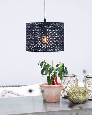 Maison taklampa IP44 sandsvart