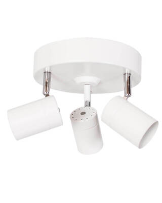 Correct takspot 3-låg vit matt