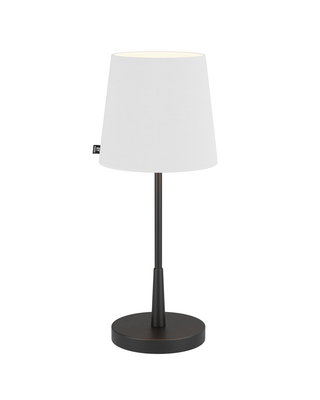 Lumi bordslampa H48,5 cm matt svart/vit