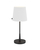 Lumi bordslampa H48,5 cm matt svart/vit