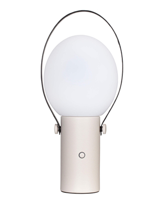 Bari bordlampe sandbeige USB IP44