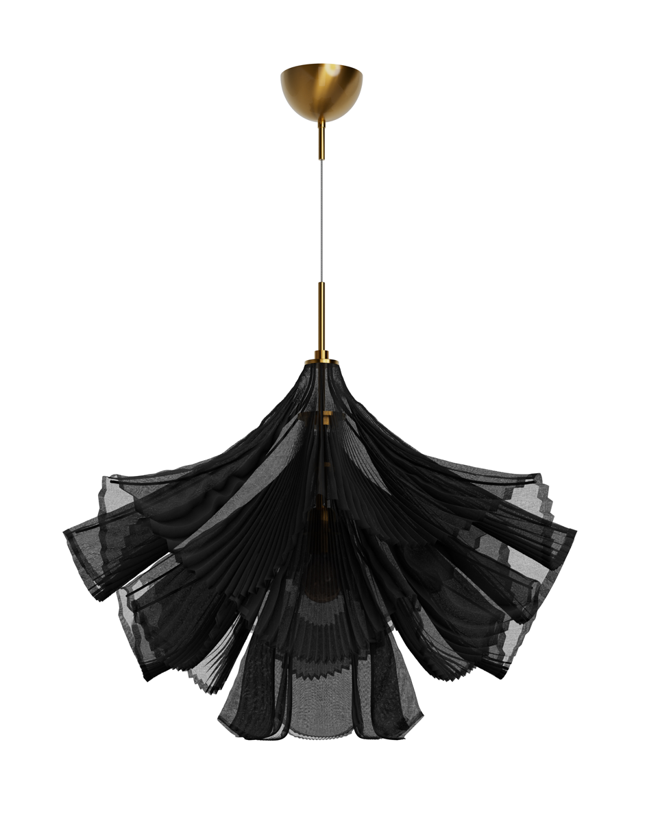 Juliette taklampa Ø75cm svart