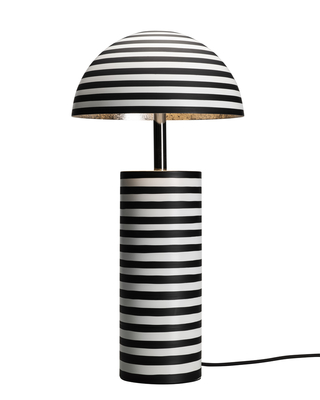 Stripe Table lamp H50 cm black/white