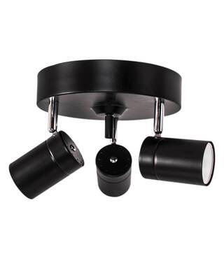Correct Spotlight 3-lights black