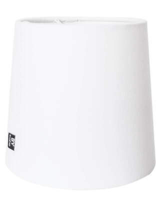 Skärm Solid Ø15 cm vit