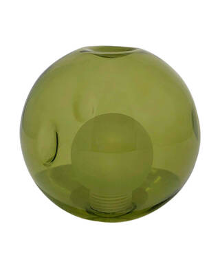 Glas belluci ø10cm mörkgrön